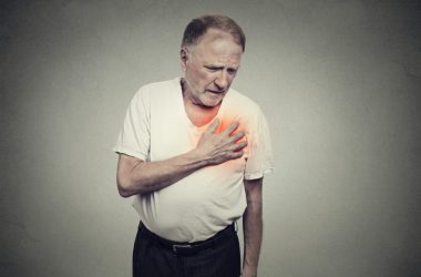 man with aching heart